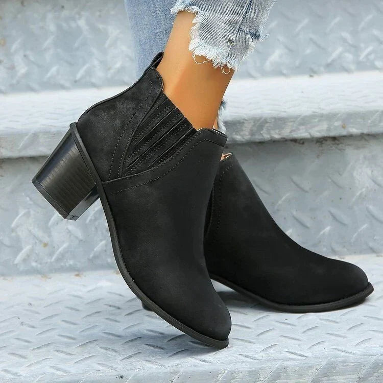 MONARA™ | Elegant Heeled Ankle Boots