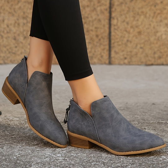 ELINE™ | Modern Slip-On Ankle Boots