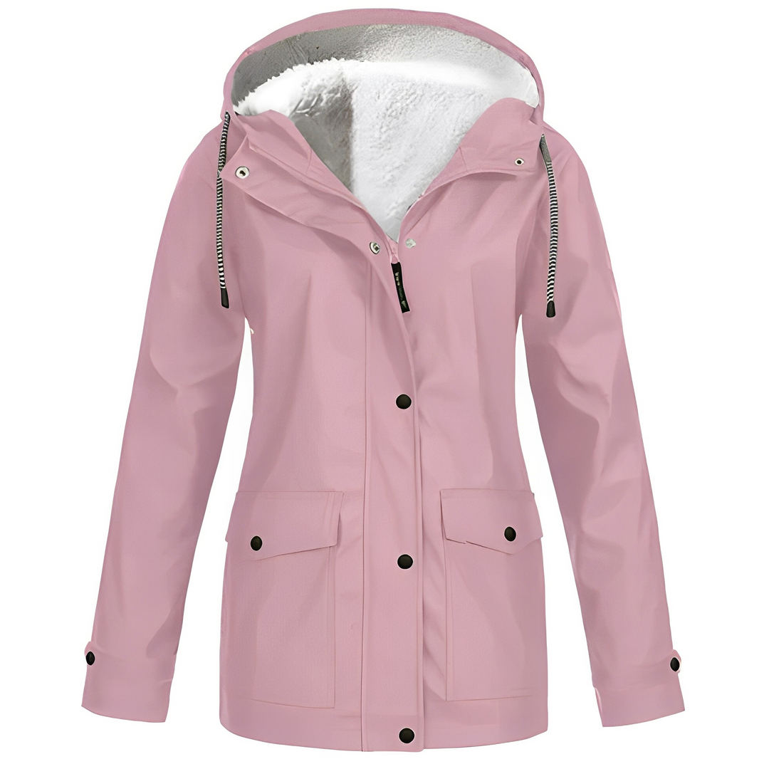 AMELIA™ | Fleece-lined raincoat for women