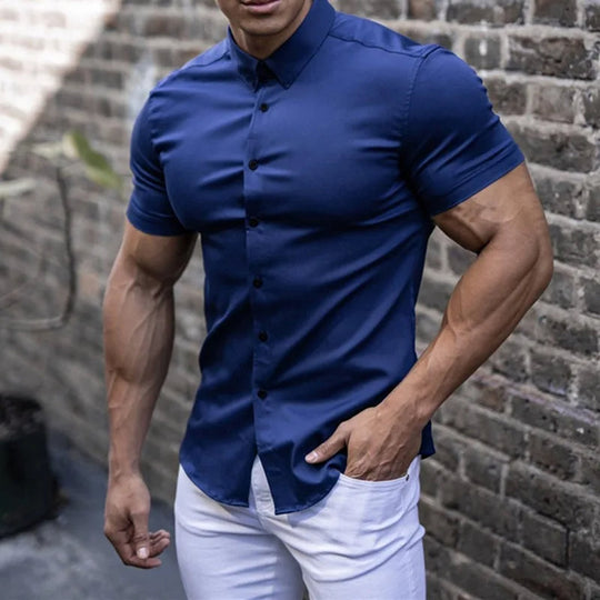 MARCO™ | Chemise d'été coupe ajustée