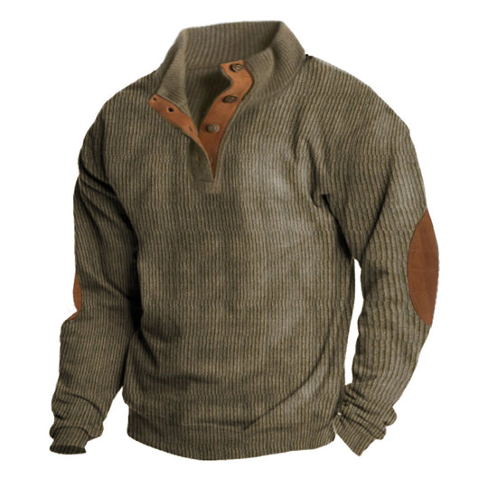 JARRED™ | Pull boutonné en tricot côtelé