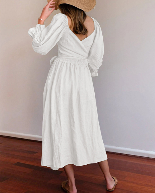 SELINA™ | Robe portefeuille longue