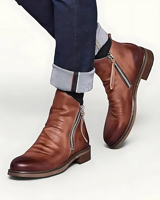 COLTON™ | Stylish Side-Zip Boots