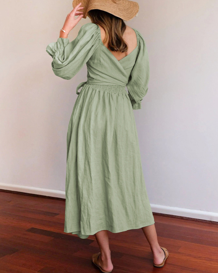 SELINA™ | Robe portefeuille longue