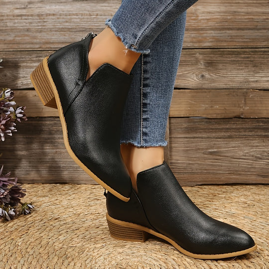 ELINE™ | Modern Slip-On Ankle Boots