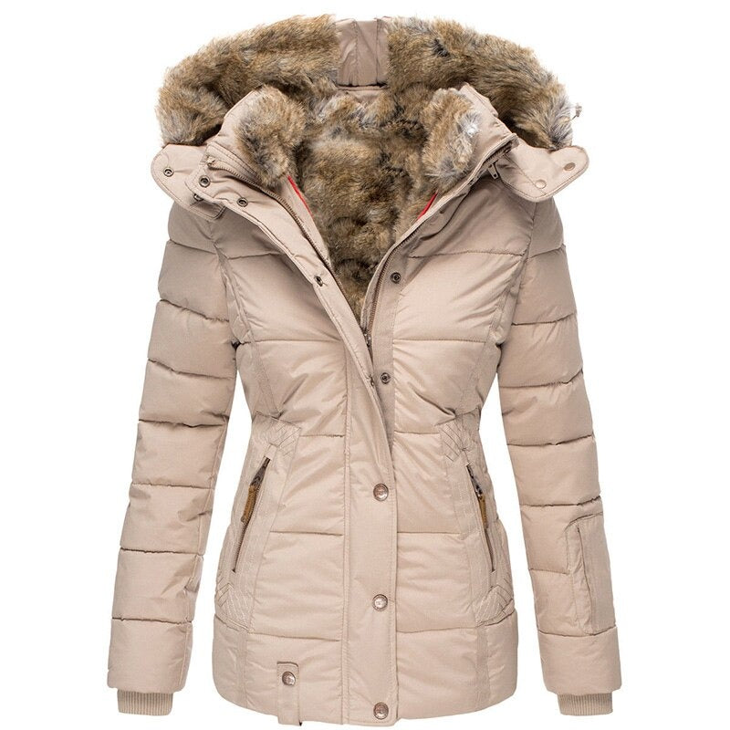 ELOISE™ | Fashionable winter coat with fur lining for women