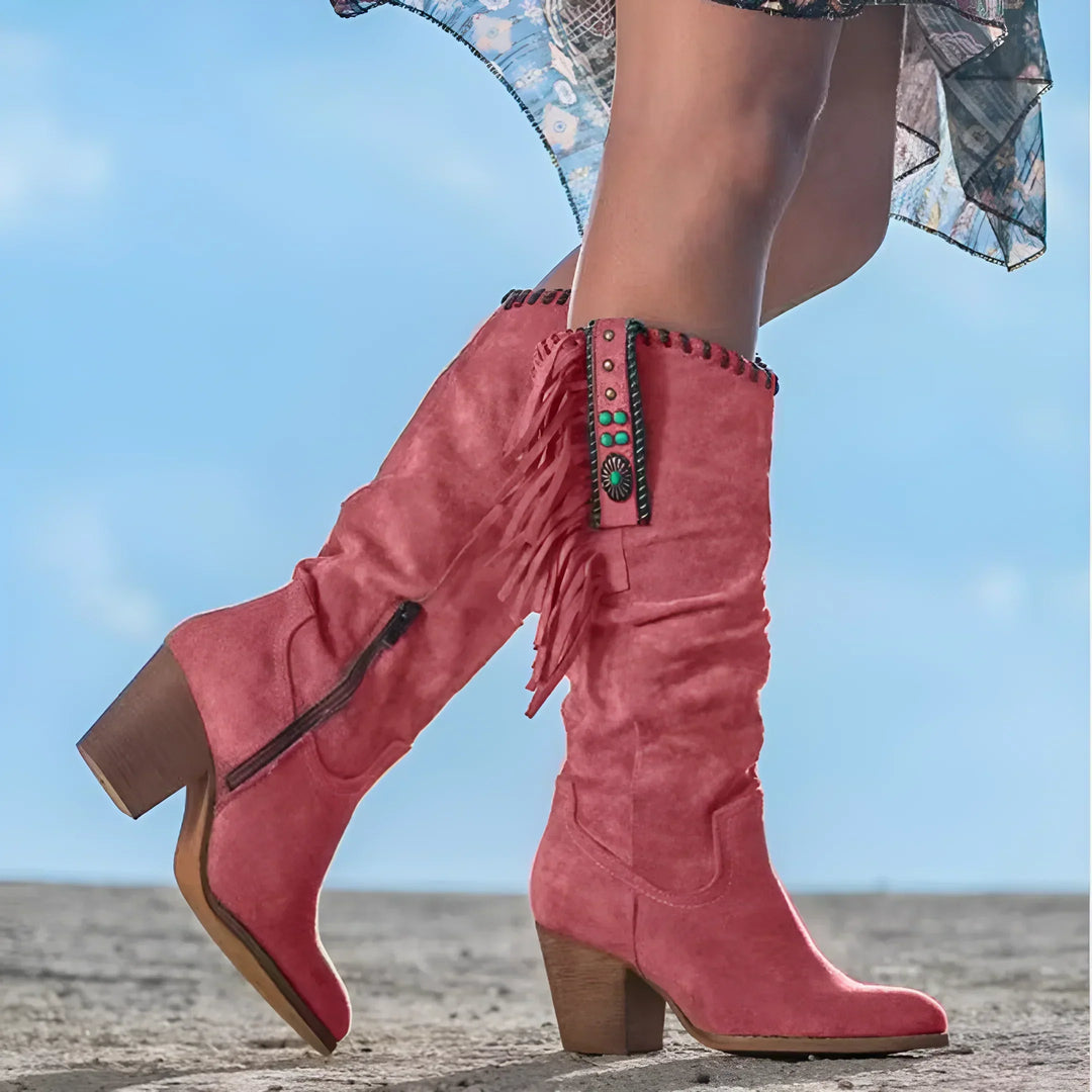 LIVANA™ | Vegan Leather Cowboy Boots