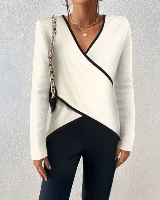 EVORA™ | Elegant V-neck sweater