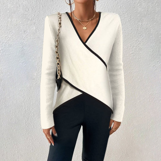 EVORA™ | Elegant V-neck sweater