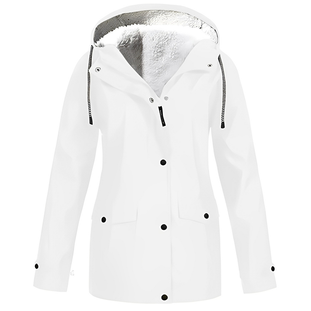 AMELIA™ | Fleece-lined raincoat for women