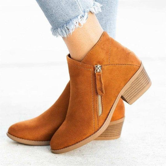 IDOL™ | Women's orthopaedic faux suede boots