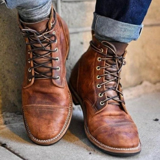 HENRI™ | Robust vegan leather boots for men