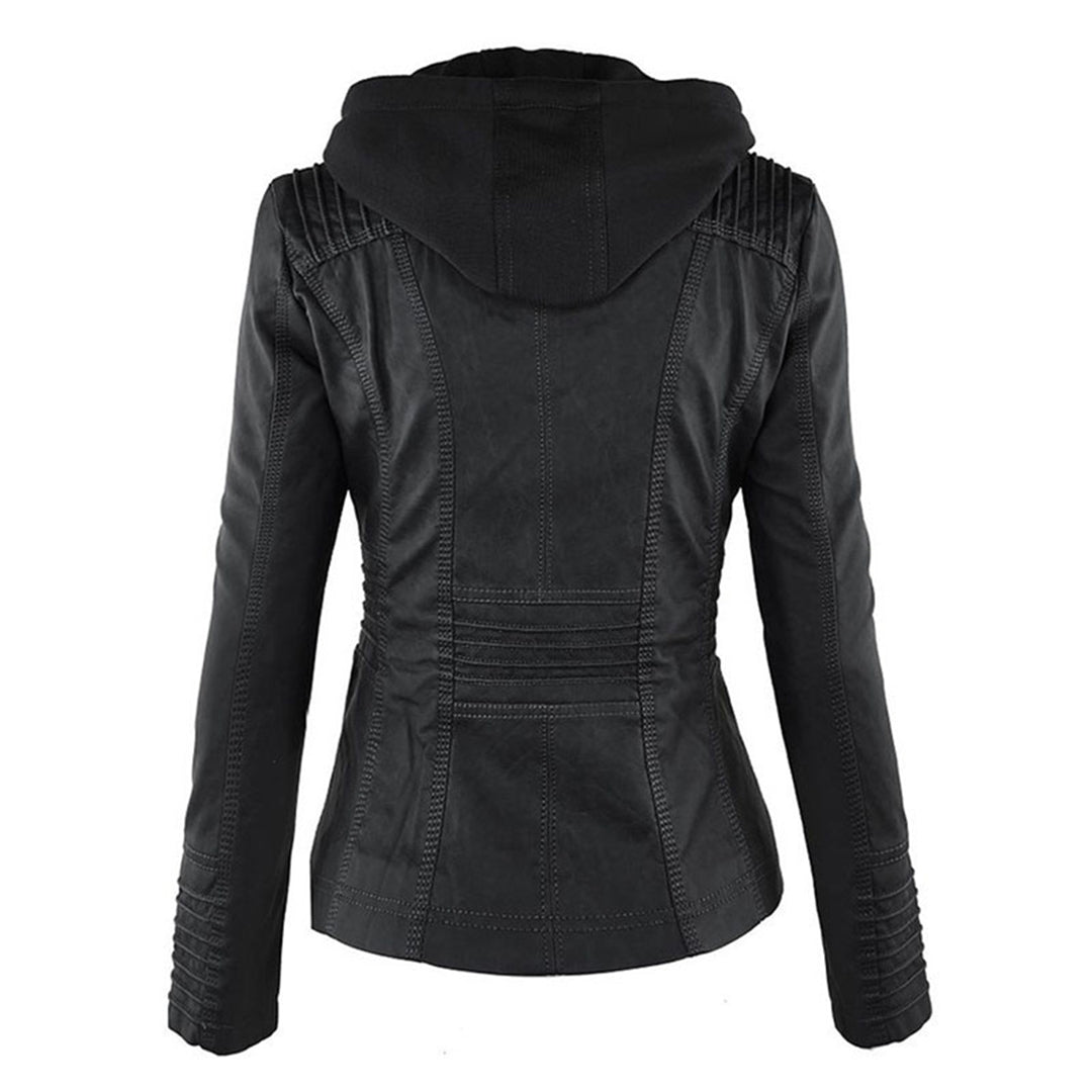 ABBIE™ | Vegan women's leather jacket