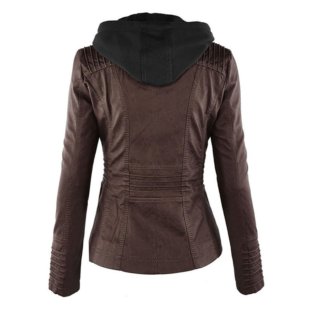 ABBIE™ | Vegan women's leather jacket