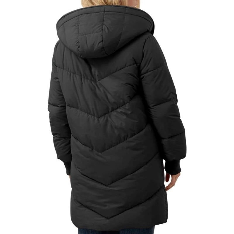 VALORA™ | Plush-Lined Hooded Coat