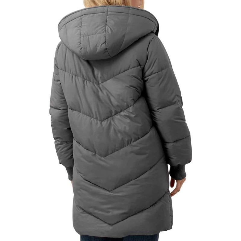 VALORA™ | Plush-Lined Hooded Coat