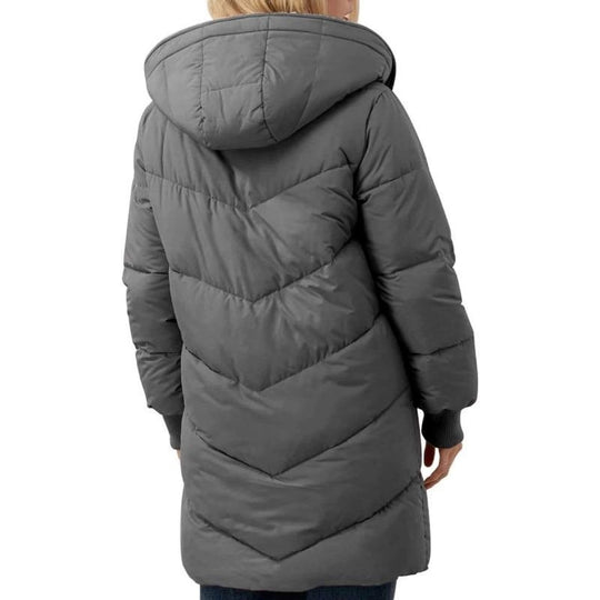 VALORA™ | Plush-Lined Hooded Coat