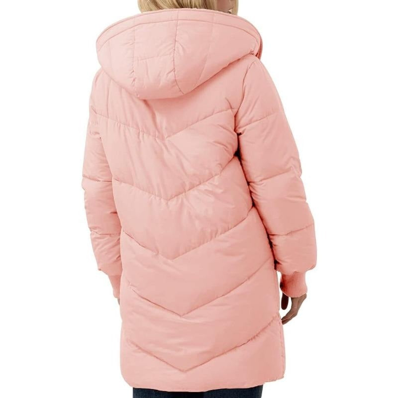 VALORA™ | Plush-Lined Hooded Coat