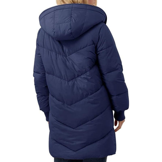 VALORA™ | Plush-Lined Hooded Coat