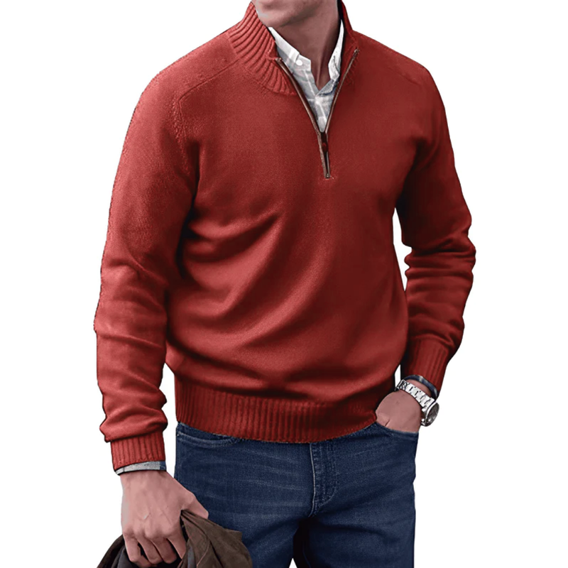 MALIK™ | Casual Ribbed Sweater