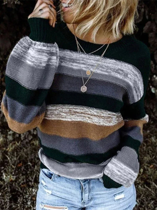 LINERA™ | Striped Knit Sweater