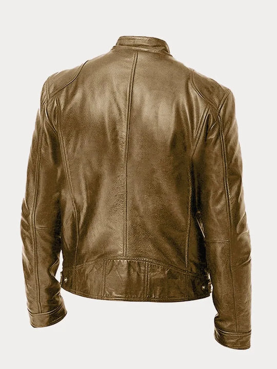 HUDSON™ | Casual leather jacket