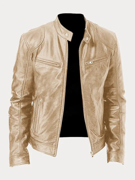 HUDSON™ | Casual leather jacket