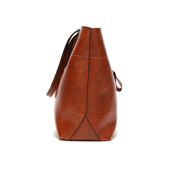 CARLA™ | Leather Tote Bag