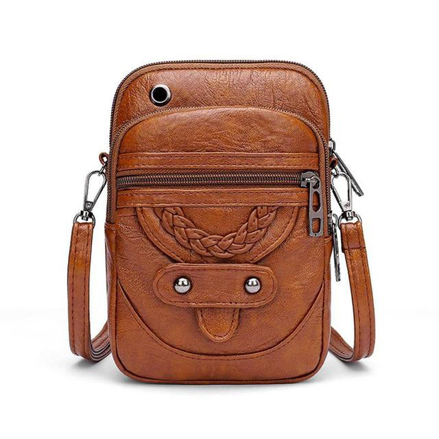 CHASKA™ | Vintage Leather Bag