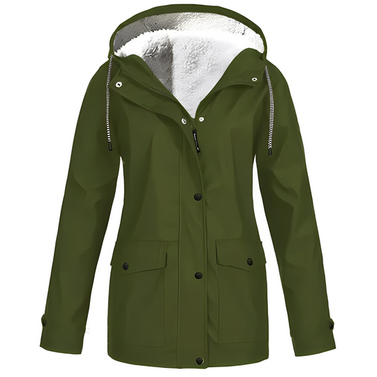 AMELIA™ | Fleece-lined raincoat for women