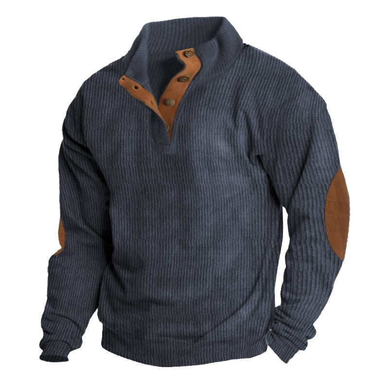 JARRED™ | Pull boutonné en tricot côtelé