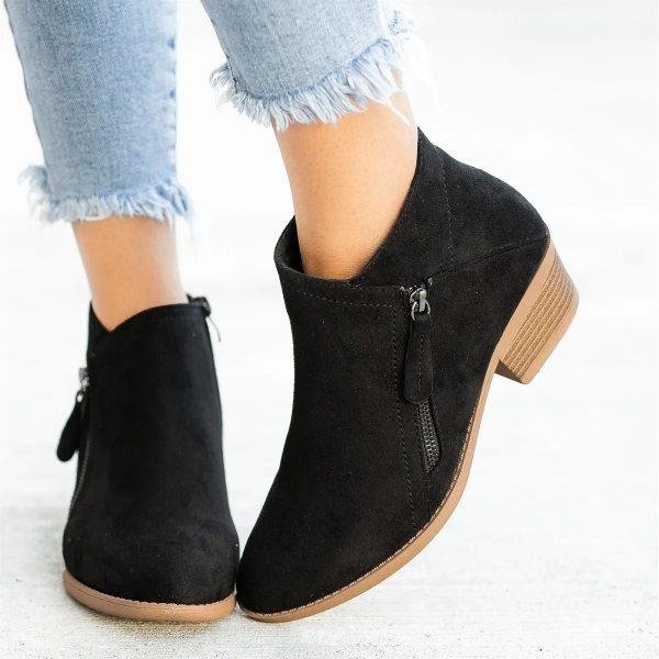 IDOL™ | Women's orthopaedic faux suede boots