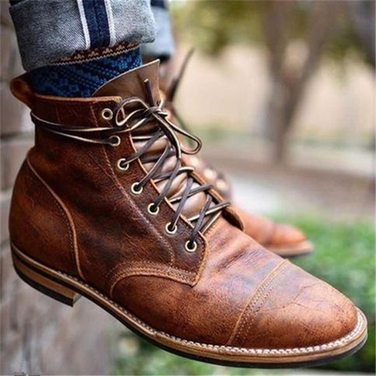 HENRI™ | Robust vegan leather boots for men