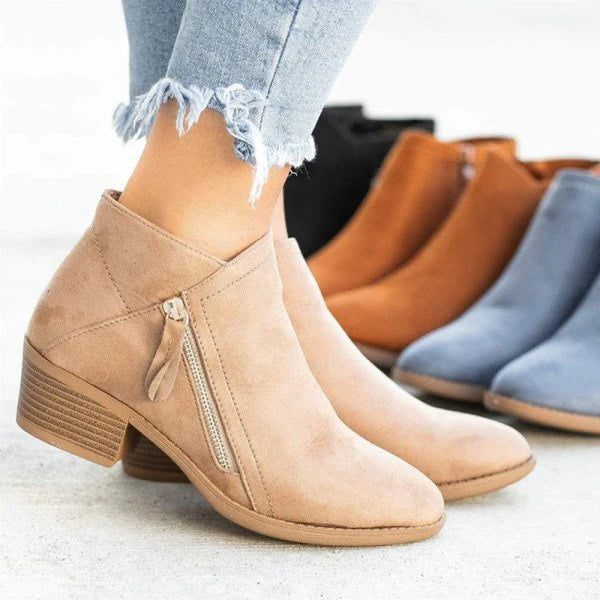 IDOL™ | Women's orthopaedic faux suede boots