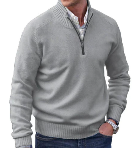 MALIK™ | Casual Ribbed Sweater