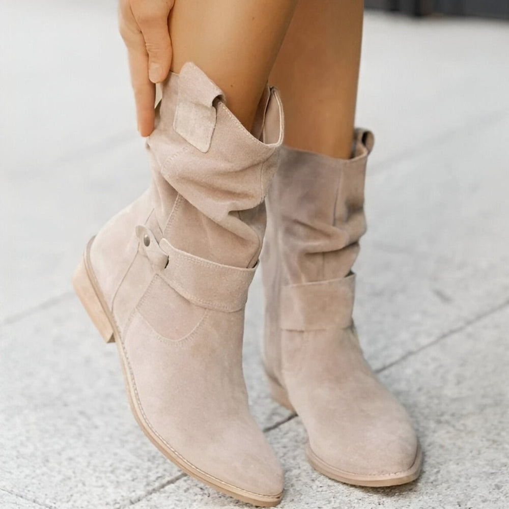 ESHE™ | Elegant low-heel boots for women